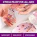 Lilizhou Clear Crystal Mud Toy Putty Making Kit for Kids and Adults, Stretchy Slime Stress Relief for girls, Super Soft and Non-Sticky, 2 Pack