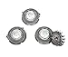 Silver Dragon Shave SH50 Norelco Replacement Heads - SH50/52 Shaving Blades Compatible with Philips Norelco Series 5000, 6000, and Aquatouch Electric Shavers, Pack of 3