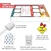 Child Locks for Kitchen Cabinets, Baby Proof Drawers, Toilet, Fridge, White 6 Pc