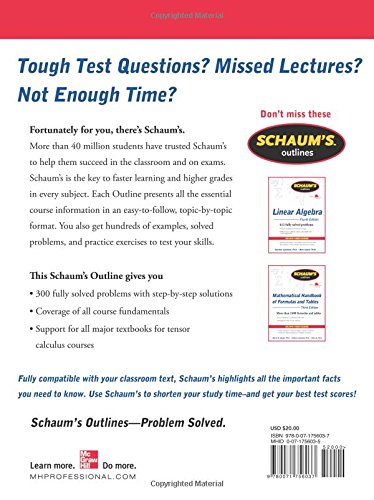 Schaum`S Study Guides Schaum`S Study Guides