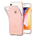 Spigen Liquid Crystal Glitter Designed for iPhone SE 2022 Case/iPhone SE 3 Case 2022 / iPhone SE 2020 Case/iPhone 8 Case/iPhone 7 Case - Rose Quartz