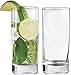 Circleware Mojito Sling Drinking Glasses, Set of 4, 11.5 oz., Clear