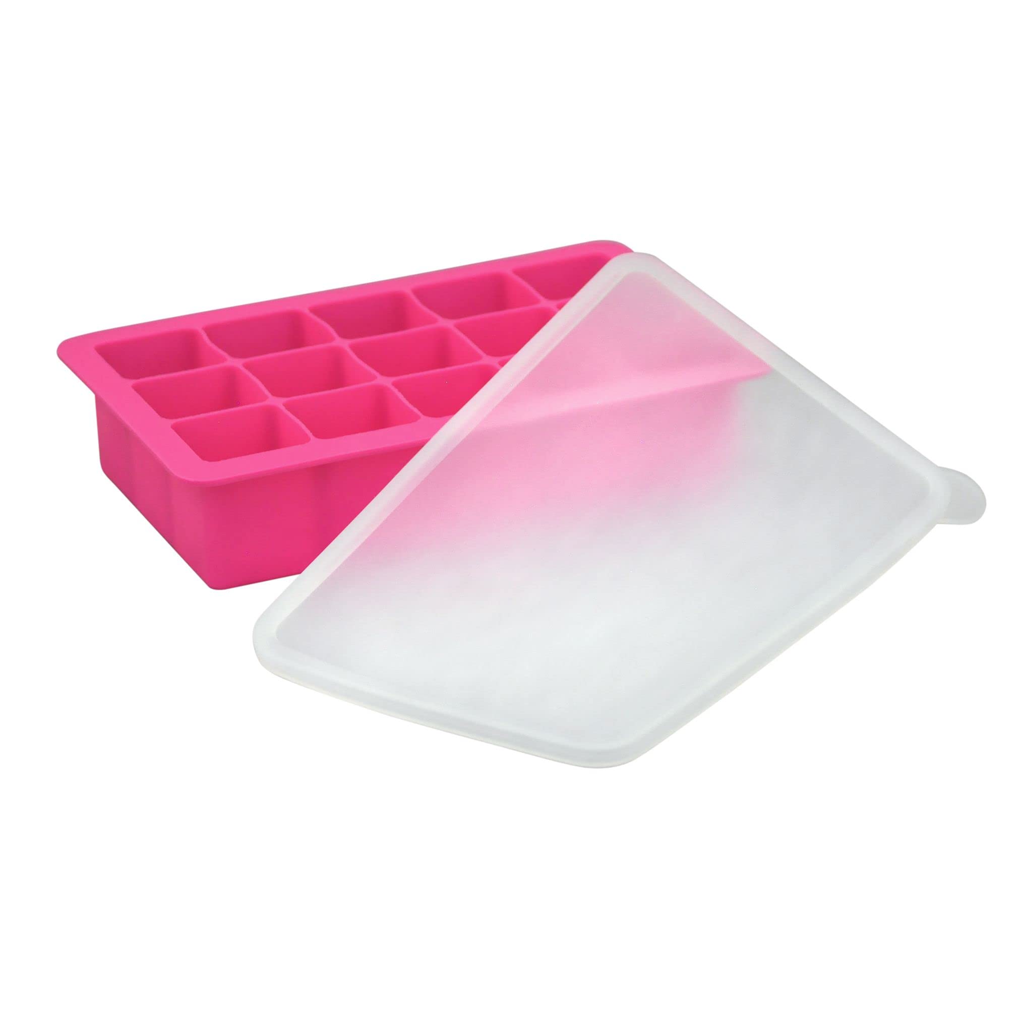 green sprouts - Silicone fresh baby food freezer tray - Pink One Size