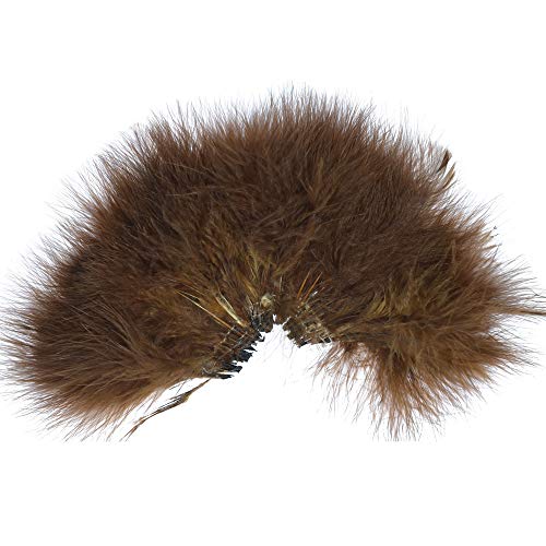The Fly Fishing Place Fly Tying Materials - Select Strung Long Spey Marabou Master Pack - 4 Colors - White Dark Brown Sculpin Olive Black - Thumbnail 4