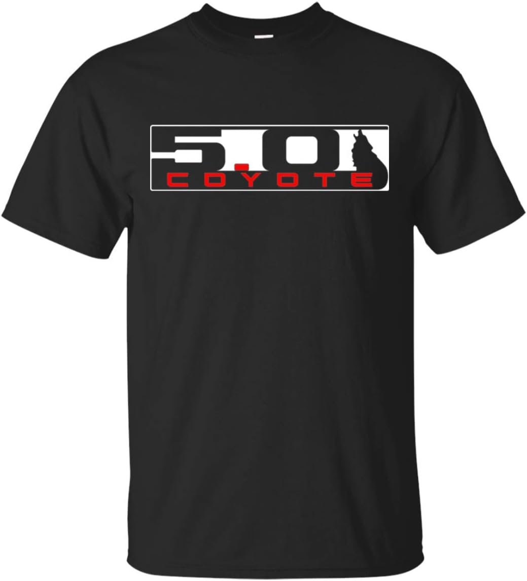 WheelSpinAddict Men's Coyote 5.0 S197 Mustang T-Shirt