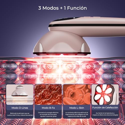 Professional Anti-Cellulite Massager, Electric Cellulite Massager for Women and Men to Ilift, Tighten and Massage Skin (Rose Gold)