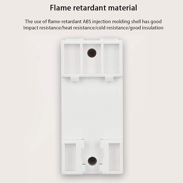 Medidor de energa Monofsico Smart WiFi DIN Rail Timing ABS Rental om Home Timing Pantalla LCD Digital multifuncin 35mm