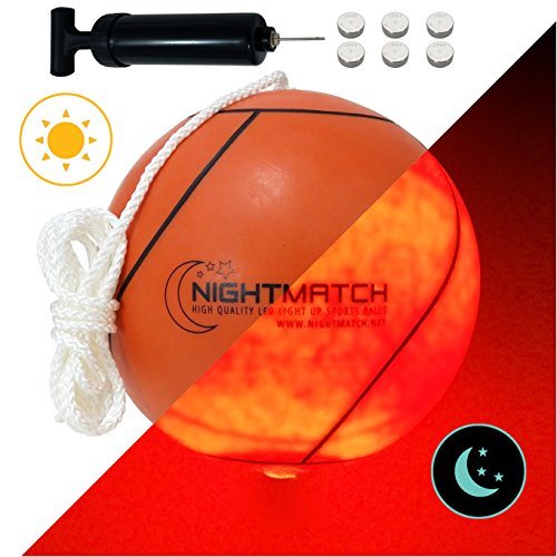 Light Up Basketball Glows Bright For Games At Night