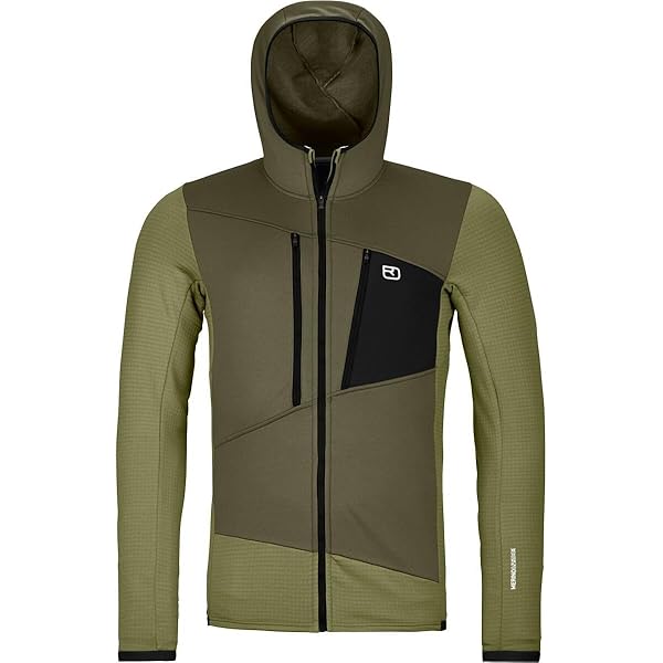 Trespass Giacca Ibrida Uomo Heber Con Cappuccio - Zip Intera, Tasche, Asciugatura Rapida, Dettagli Riflettenti - 4