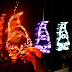 LOLStar Halloween Lights, 3 Pack Orange White and