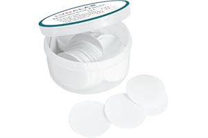 LVDALAB 200Pcs/Pack MCE Membrane Filters, Round Mixed Cellulose Esters Lab Filter Paper, Hydrophilic Filter Paper 0.45µm Pore Size, 25mm Diameter,Non Sterile