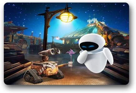 Cartoon Movie WALL¡¤E Anti-Bacterial Rubber Back Doormat Entrance Mat Floor Mat Rug Indoor/Outdoor/Front Door/Bathroom Mats Rubber Non Slip (18"x30",L x W)