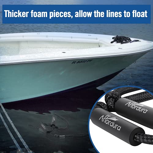 Affordura Dock Lines Bungee Dock Line 5FTx 1/2 and Dock Lines for Boats