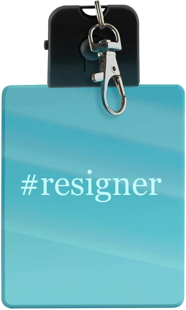 #resigner - Hashtag LED Key Chain with Easy Clasp