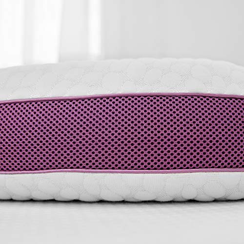 SensorPEDIC Side and Back Sleeper Contour Memory Foam Bed Pillow, 1 Count (Pack of 1), White