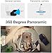 Light Bulb Camera,Include 16GB Card 1080P WiFi Security Camera, 2MP Wireles IP LED Cam,360 Degrees Panoramic VR Indoor/Outdoor Home Surveillance Cameras,Motion Detection/Night Vision/Alarm