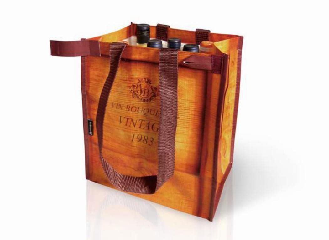 Vin Bouquet FIA 050 6 Bottles bag. Vintage Bag transports up to 6 bottles
