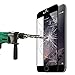 3D Full Screen Protectors For Iphone 6 Plus 6s Plus By DBPOWER,3D Curve fit,Stainless Steel Edge,0.15MM,9H Tempered Glass, Full Coverage,HD Clear[3D Touch Compatible]-Black