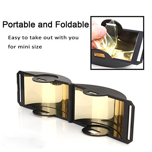 Tmalltide Foldable Signal Booster,Air Spark Signal Booster DJI Mavic Pro/Mavic Air/Spark Controller Signal Booster Range Extender (Gold)