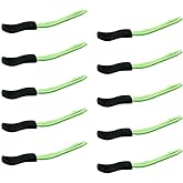 Durable Zipper Pulls Tab Tags Cord Pulls Zipper Extension Zip Fixer for Backpacks, Jackets, Luggage, Purses, Handbags (10PCS, Green)