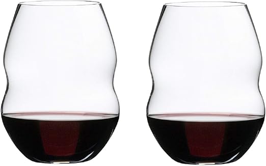 Amazon Com Riedel 0450 30 Swirl Wine Glass Clear Home Kitchen