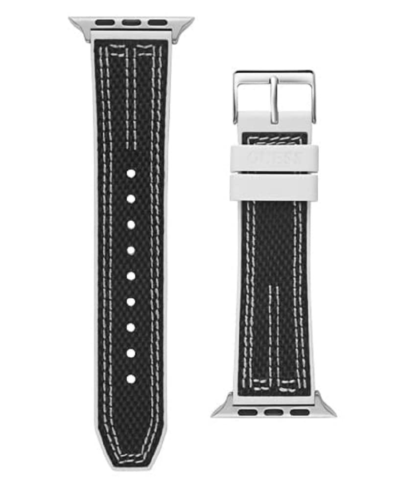 GUESS Mens smartwatch band compatible with Apple watch (42MM-44MM)