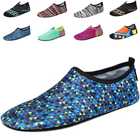 LAROK Men and Women's Quick-Dry Sport Barefoot Water Shoes Aqua Socks for Beach Surf Yoga Exercise