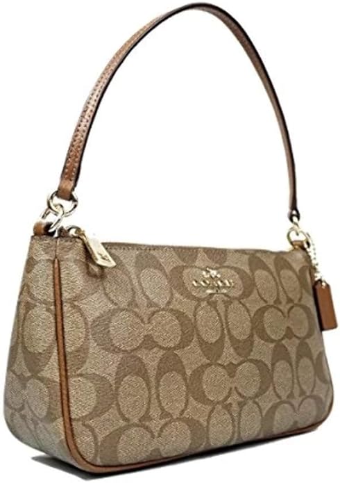 coach top handle pouch