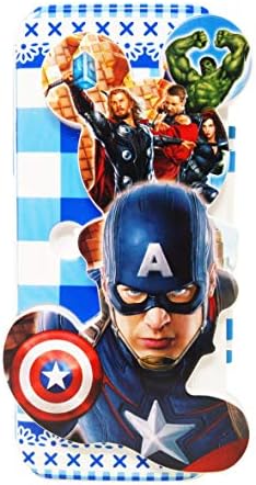 Parteet® Multi Purpose Cartoon Printed Plastic Pencil Box(Avenger)