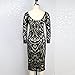 Women Dress, 2017 New Hot Sale Women Sexy Bodycon Bandage Evening Cocktail Party Long Sleeve Lace Dress by Neartime (M, Black)
