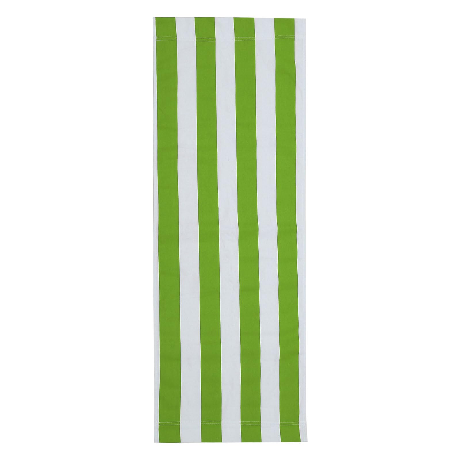 PATIKIL Beach Chair Replacement Fabric, 45 x 17 Sling Chair Replacement Canvas Cloth for Lounge Chair Sling Chair Reclining Patio Camping, Green, White