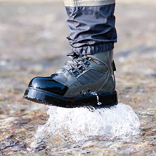 NEYGU Men&Women Breathable Quick-Dry Wading Shoes for Fishing and Hunting with Rubber Sole, Used for Neoprene Stocking Foot Wader (11) - Thumbnail 4