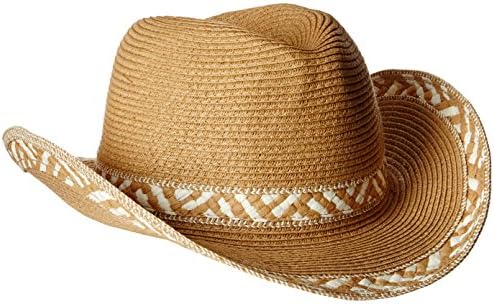 Physician Endorsed Women's Estancia Packable Western/Fedora Sun Hat, Rated UPF 50+ for Max Sun Protection, Tan, One Size