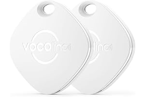 VOCOlinc Wallet Tracker, Key Finder Locator with Sound Compatible with Find My (iOS only), Bluetooth Tracker Tag for Wallet, Keys,Luggage,Bags, Suitcase and More, Replaceable Battery, IP65 Waterproof
