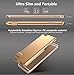 Battery Charger Cases, Ronten Ultra Slim 2000mAh Extended External Protective Portable Mobile Power Supply Battery Case Charger for iPhone 6 Plus/6S Plus (Rose Gold)