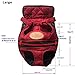 T Tocas Legs Out Front Carrier for Small Dogs,Double Shoulders Straps Canvas Backpack Bag (Large)