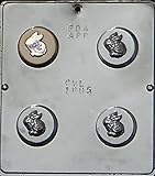 Bunny Easter Oreo Cookie Sandwich Chocolate Candy Mold 1605