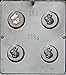 Bunny Easter Oreo Cookie Sandwich Chocolate Candy Mold 1605