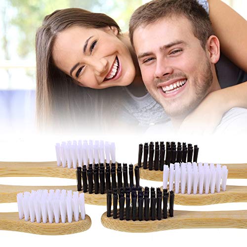 Bamboo Toothbrushes, Adult BPA-Free Soft Bristles Toothbrush, Eco-Friendly Alternative Toothbrushes for Guests or When… - Image 7