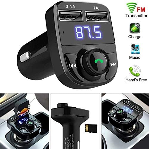 Pithadai Group 2USB Car Bluetooth FM Transmitter Wireless Radio Adapter Charger With MP3 Player