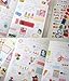 ONOR-Tech 6 Pieces Sheets Lovely Yummy Friends Decorative Adhesive Sticker Tape / Kids Craft Scrap booking Sticker Set for Diary, Album