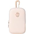 Touchette Zippered Pouch, Attachable Fashion Accessory with Snap Hook for Touchland Hand Sanitizer 1FL OZ., Blush Pink