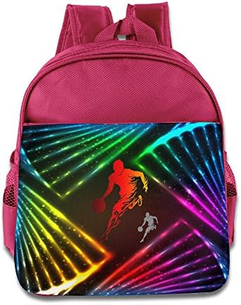 .Basketball Player Kids School Backpack Bag