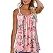 Emimarol Tank Tops for Women Spaghetti Strap Cami Plus Size Tunic Blouses