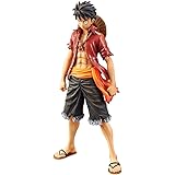 Amazon Com Banpresto One Piece Creator X Creator Monkey D Luffy Action Figure Red Band Version Toys Games