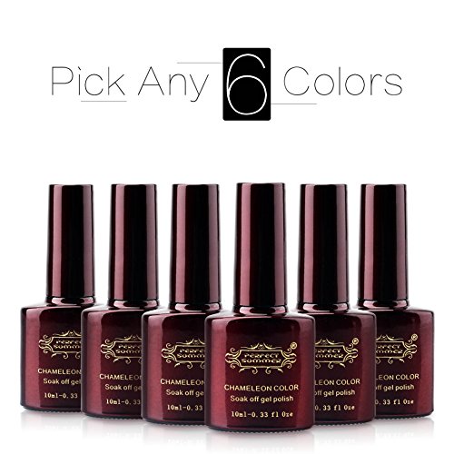 Perfect Summer Pick Any 6 Colors! New Hot 3D Holographic Gel Nail Polish Starry Galaxy Chameleon Colors Changing Soak Off Nail Hologram(Pick ANY 6 Colors and Email Us!) Perfect Summer Pick Any 6 Colors! New Hot 3D Holographic Gel Nail Polish Starry Galaxy Chameleon Colors Changing Soak Off Nail Hologram(Pick ANY 6 Colors and Email Us!)