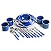 Stansport 24 Piece Enamel Camping Tableware Set