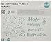 We R Memory Keepers Printing Plate Letter Press-Script Set (7 Piece)