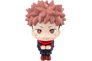 Puruuige Itadori Yuji Figure Anime Itadori Yuji Figurine 3.93'' Look Up Pose Model Statue PVC Cute Cake Topper Decoration