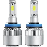 H11 Led Headlights, 8000LM 72W COB Chip IP67 Waterproof Led Headlight Bulbs, H11